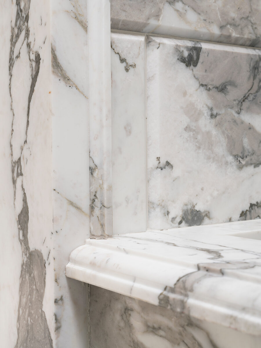 A Marble Guest Bathroom